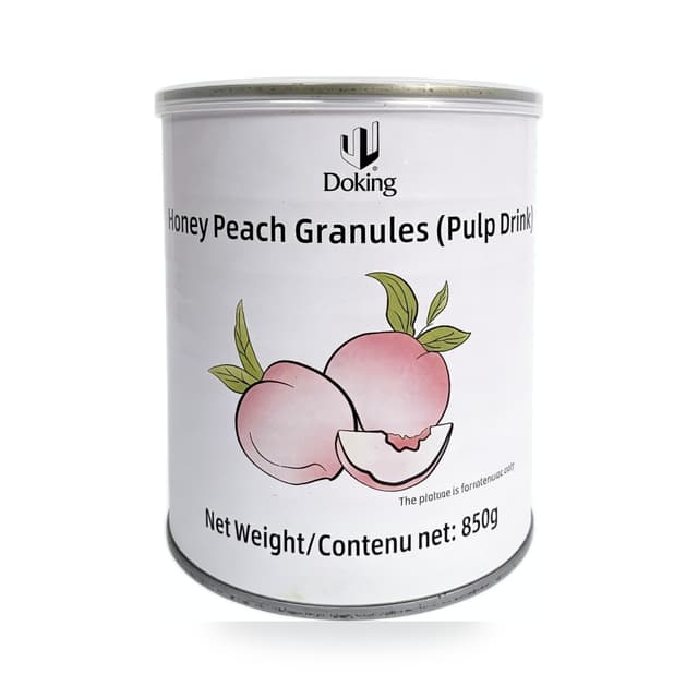 Canned Peach Granulate