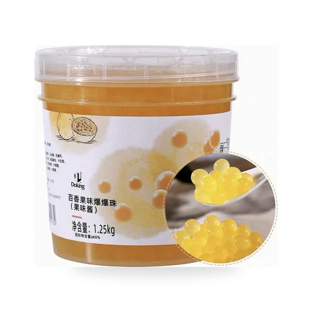 Peach Popping Boba